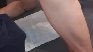Solo gay twink loves his fuckmachine