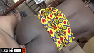 I FACEFUCKED this CUTE EBONY wannabe model and it ended with a sloppy CUMSHOT
