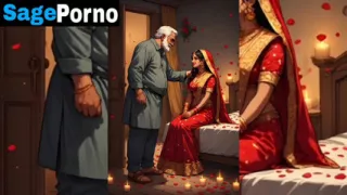 Suhagraat me sasur ne apni desi bahu ki chudai ki