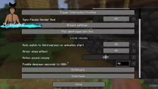 Minecraft mod Needs of Nature - Steve and alex masturbating and showing off some features! Like Cum!