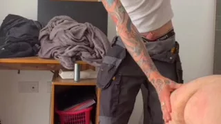 Tradesman After Work: Submissive Boy Gets Nailed Rough