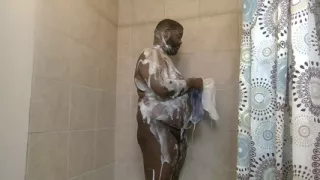 Mid-day Shower lathered up