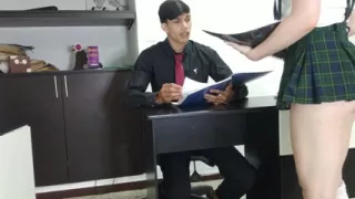 Schoolgirl With Roosado Pussy Fucks The Teacher To Pass The Grade Part 1