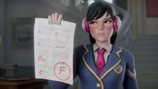 D.va Exam Disaster Turns Into BBC Tight Asshole Stretching - Overwatch 3D Porn
