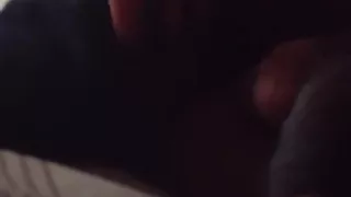 Acting silly and playful on the bed