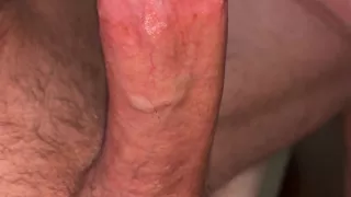 Rock Hard Veiny Cock Close up No Hands Cumshot
