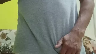 Watching a porn movie get very horny