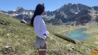 Outdoor Sex in the Mountains with a Hottie I Picked up on the Road