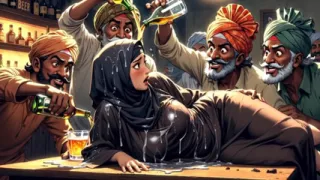 Muslim Babes Twerking Comp: Beer-Soaked Sluts Grouped in Indian Bars