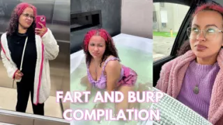 Weekly Fart Burp Compilation Outdoors Pole Dance Latex Ass Fart Jars
