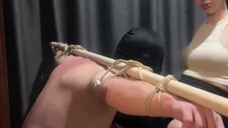 Pbp 2 Blowjob Training in Chastity and Tight Bondage by Beautiful Mistress Jennifer