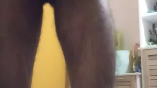 Jim jerks off and explode a huge load at the camera