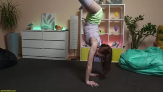 extreme flexible anal teen contortion