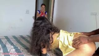 Beautiful wife returns home from the market and is shocked to find her husband having sex with her sister-in-law In Hindi Audio