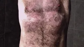 Flexing Hairy Muscle Bear