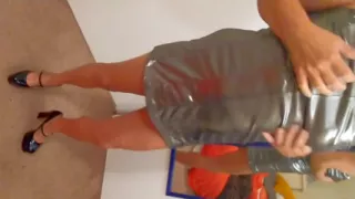 Cheating Wife Home From Party Husband Finds Creampie in Her Pussy