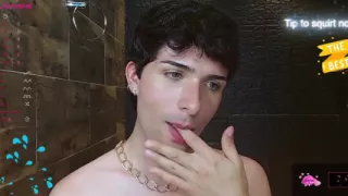 Glutton Eating While Having Sex and Masturbating Naked on Camera