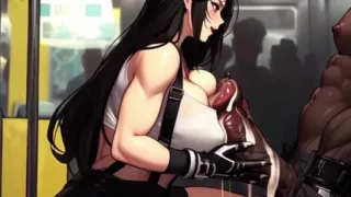 Tifa Searches for Dick on the Train