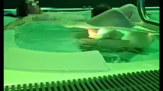 18yo Fan Spotted Me at the Public Spa and Filled Me up in the Hot Tub