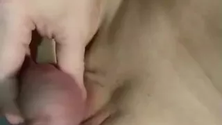 My hot cum spreads