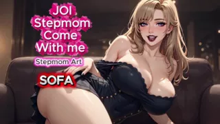 JOI Stepmom Soaked Sofa Play Come with me 100% You'll cum - Dirty Talk