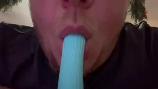 Sucking In Slow Mo - Dildo