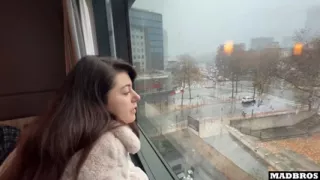 A Beautiful French Girl Gets Fucked In The Snow In Paris !!!