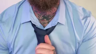 Tattooed Dom Solo Cumshot Worship Video