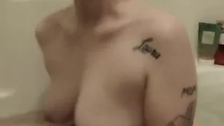 Titty Bouncing in Water Slaps
