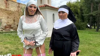 Fundraising Nuns Will Do Anything for Donation: Fanta Sia, Christina Santes and Charlie Dean