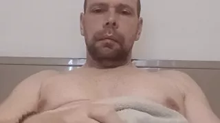 I hide my big erection under the blanket