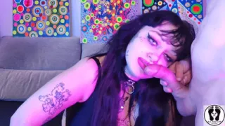 Deedeelove Gothic Girl Fuck Nose Sniffing Cock