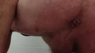 I Tear My Ass Apart with a Black Dildo and Cum