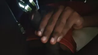 Playing with My Black Cock (jerking and Cumming)