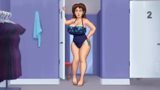 Summertime Saga - Gameplay - Roleplay - Debbie Wears Bikini