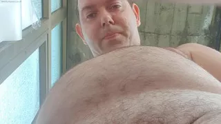 All naked with my cock