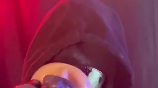 Cum Hungry Fleshlight Pussy Deepthroat Simulator Pig
