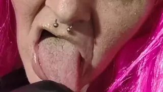 Lesbian Porn Star 69 Licking Puddles of Lesbian Juice