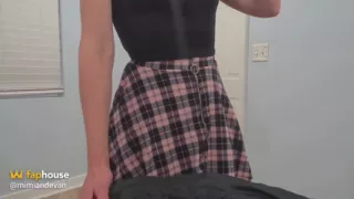 Goth Step Sis Lap Dance and Cum Shot During Missionary