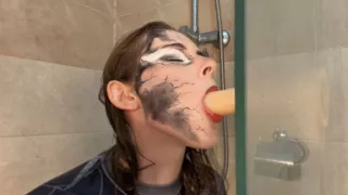 Venom Fishnet Pixie Shower - Legs Tease to Wall Toy Fun