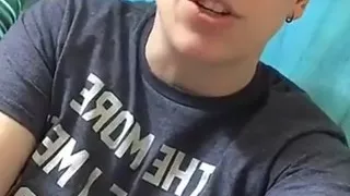 Standing Sloppy Pulsing Masturbation