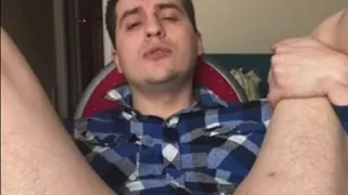 Cute Guy Plays With a Huge Dildo in His Jockstraps