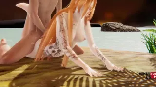 Chainsaw Man Hentai - Power Fucked in the Beach - Asian Japanese Manga Anime Porn