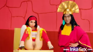 Inka Sex - Parody The Madness Of Emperor Kuxco Fucks His Friend Malinda In The Anus