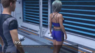 Stranded in Space - Hard Talk with Femdom Military Girl
