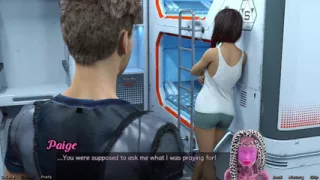 Stranded in Space - Planning a Threesome with Bisexual Girl Next Door