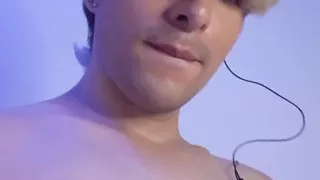 Hot Blonde Twink Gay Big Dick Jerking off