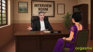 Desi Kamini Bhabi Job Interview - Office Meeting - Ai Generated Desi Romance