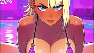 Neon Dreams - Neon Blonde Slut
