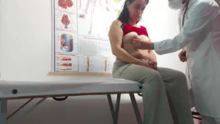 Gynecologist Sticks Dildo in Pussy, Fingers in Ass and Fucks Patient!